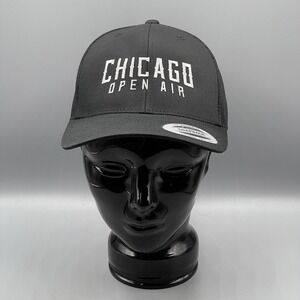 Chicago Baseball Cap Men's Open Air Concert Hat Rock Adjustable Music Festival